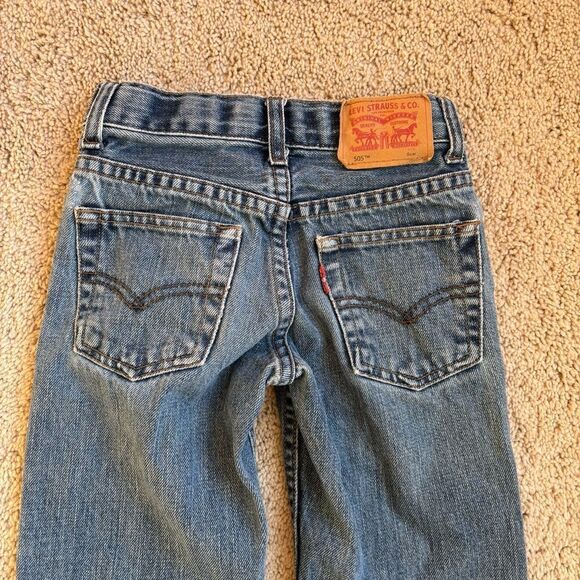 Vintage Levi’s 505 denim jeans kids size 6‎ slim adjustable waist - Picture 6 of 12